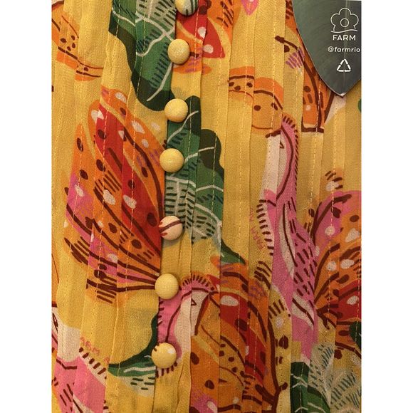 farm Rio Beaks And bananas Mini Dress - Picture 7 of 11